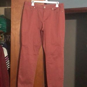Skinny pants - brownish rust color euc